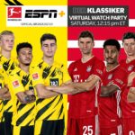 Le Klassiker Dortmund-Bayern s’est aussi joué en virtuel sur ESPN