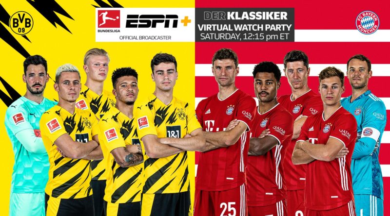 ESPN a organisé aux Etats-Unis une « Virtual Watch Party » à l’occasion du choc de la Bundesliga entre le Bayern Munich et Dortmund.